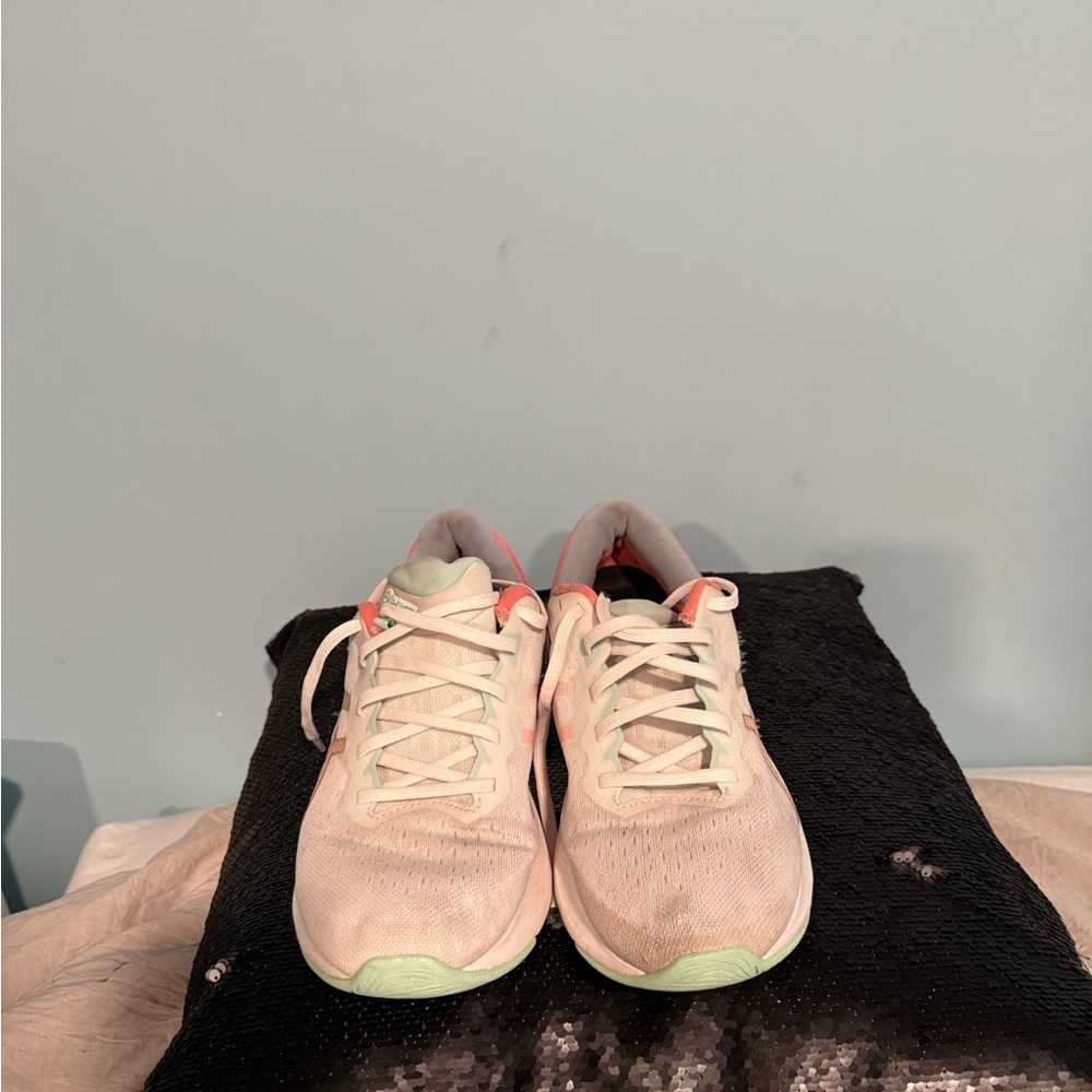 Asics Women's Shoes in White and Mint